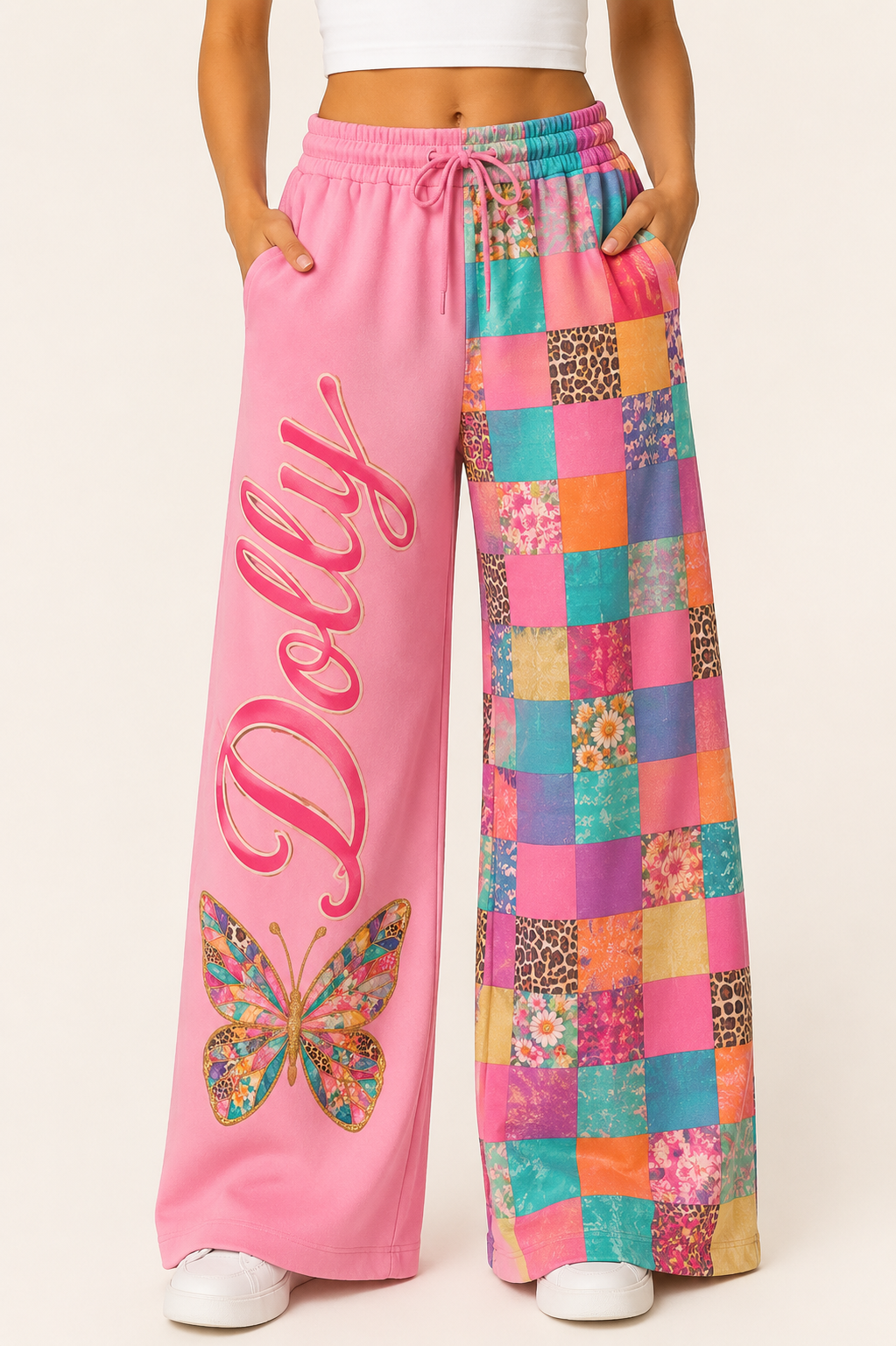 Dolly Dreams Patchwork Sweatpants