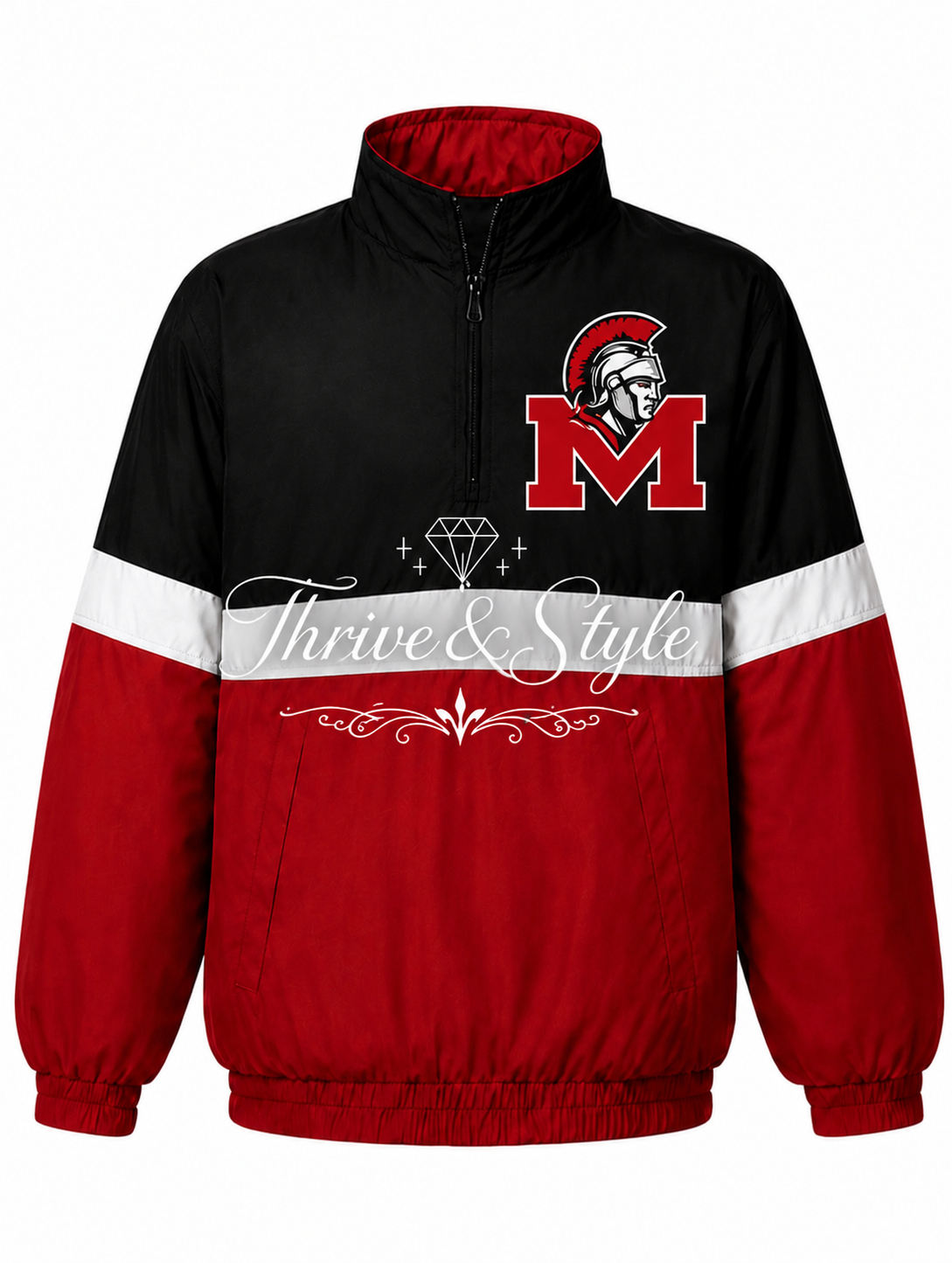 Muscle Shoals Trojans Windbreaker
