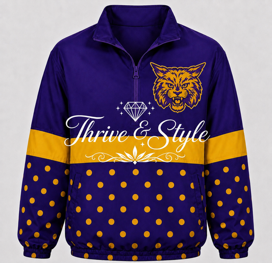 Lawrence County Wildcats Windbreaker