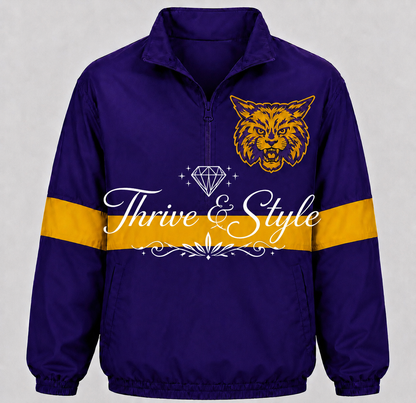 Lawrence County Wildcats Windbreaker